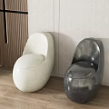 Modern toilet combination 3d model