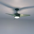 Contemporary Metal Leaf Design Chandelier Hanging From Ceiling With Bright Lighting