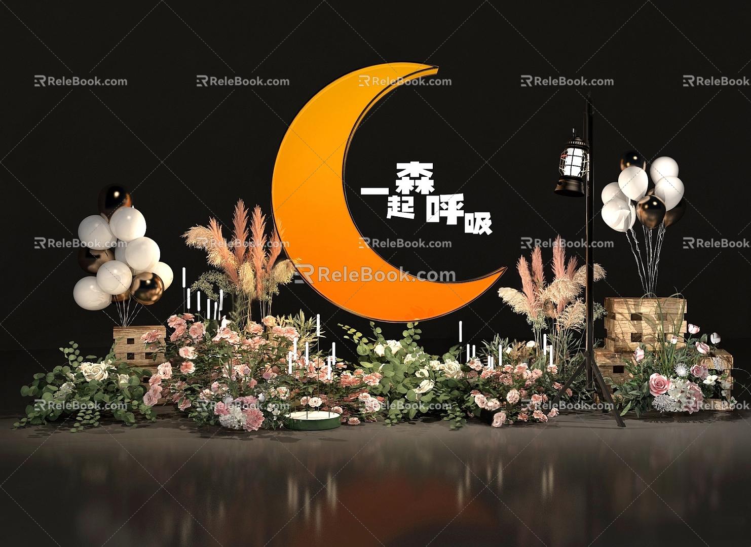 Modern Moon Beauty Chen 3d model