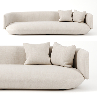 Modern Multiplayer Sofa Baixo Multiplayer Sofa 3d model