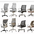 Modern Office Chairs With Mesh Back Swivel Wheels And Various Neutral Styles