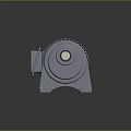 Heavy Duty Industrial Electric Motor With Heat Sink Stable Base And Rotating Shaft