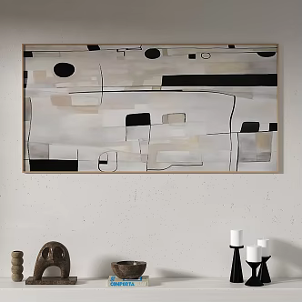 Simple Decorative Painting 3d model