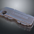Nissan V6 24V Engine Valve Cover Metallic Automotive Engine Part Design