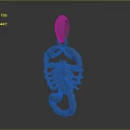 3D Designed Scorpion Pendant Jewelry With Intricate Claw And Tail Structure
