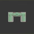 Historic Brandenburg Gate Model With Classical Columns Green Copper Roof And Quadriga Statue