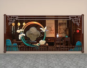 Chinese Window Ancient Window 3d model