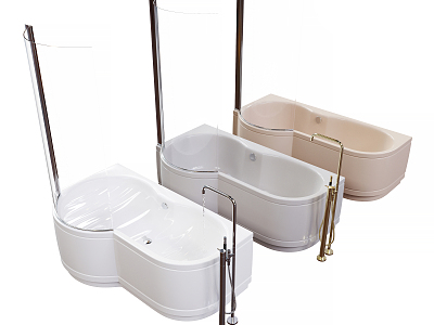 Modern Bathtub Combo model