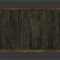 Rustic Wooden Box With Natural Wood Grain Surface And Brown Edges