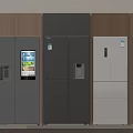Modern Refrigerators And Freezers In Multiple Colors With Digital Screens And Ice Dispensers
