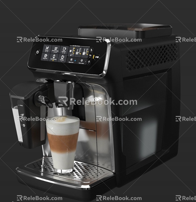 Modern coffee machine 3d model