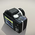 Olympus Digital Camera With Zoom Lens Control Dials And Stylish Body Design 3d model