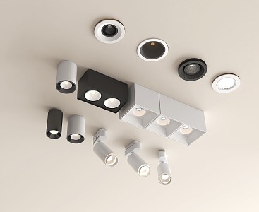 Modern Downlight Spotlight 3d model