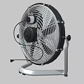 Air Cooler Fan With Metal Stand Black Blades Metal Grill And Effective Ventilation