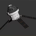 Advanced Space Capsule With Solar Panels And Scientific Equipment For Space Exploration