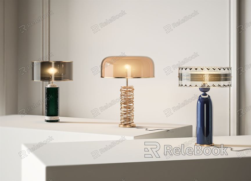 Light Luxury Table Lamp Table Lamp Combination model