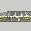 Modern Pergola Design With Metal Frame Glass Roof And Geometric Cross Supports