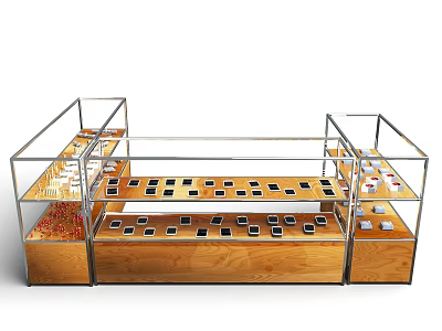 shop counter vintage counter department store counter vintage shop counter 3d model
