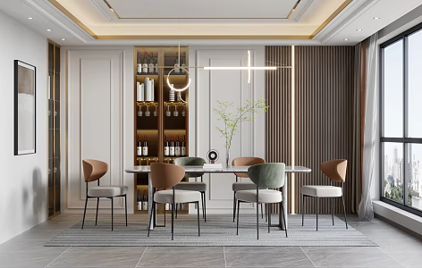 Modern Restaurant 3d model