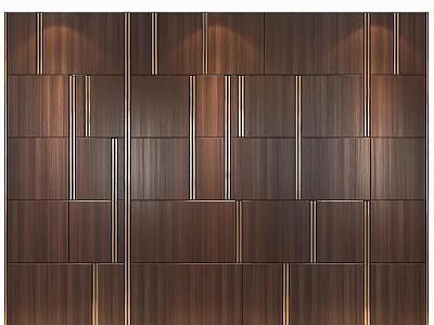 Modern Open Kitchen Hanging Decor With Wooden Panels And Minimalist Design Details 3d model