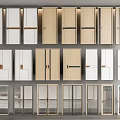 Modern Swing Doors Collection With Wooden White And Glass Panel Designs