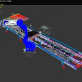 Palletizing robot unit 3d model