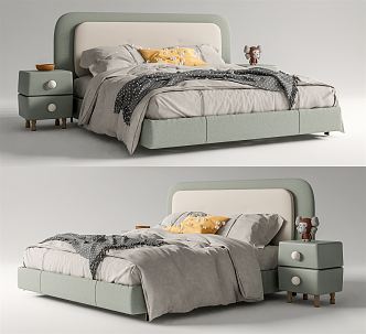 Modern Children's Bed 3d model