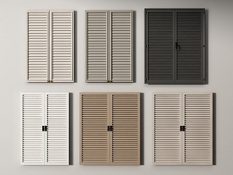 Modern shutter door shutter door shutter door shutter door shutter door 3d model