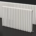 White Vertical Radiators For Home Heating Systems In Modern Living Spaces