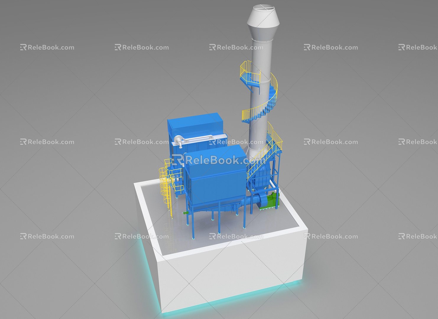 Dust removal equipment sand table model