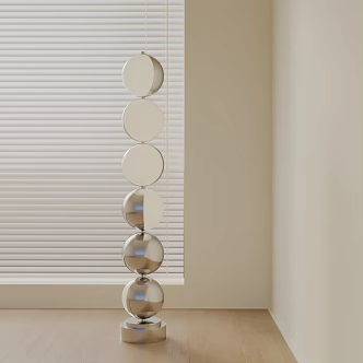Modern floor lamp 3d model
