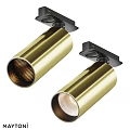 Golden Modern Downlights And Spotlights With Sleek Metal Finish Design