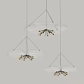 Modern chandelier 3d model