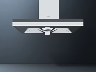Modern Kitchen Range Hood With Sleek Design And Efficient Extraction Function 3d model