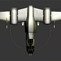 Futuristic Metallic Yellow Spacecraft Design With Twin Engines And Green Windows