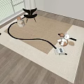 Modern Carpet 3d model