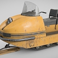 Snowmobile Snowmobile Motorcycle Yacht 3d model