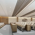 Report hall Multi-function hall Training room Conference room 3d model