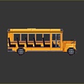 Bus School Bus Van Box Bus Bus Tourist Bus Coach 3d model