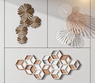 Light Luxury Wall Decoration Wall Decoration Pendant 3d model