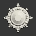 Modern Carved Carved Pattern Carved Decorative Parts Building Components 3d model