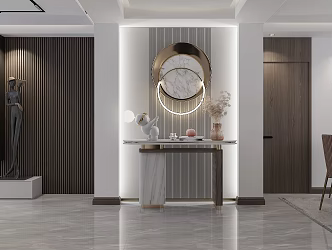 Entry Luxury Entrance State Yuerui House Entrance 3d model