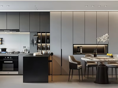 Modern Kitchen Appliances 3d model