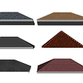 Different Types Of Roof Components With Various Colors Shapes And Textures