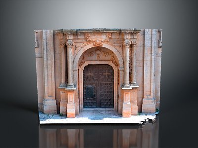 Ancient Building Door Ancient Building Door Chinese Style Door Antique Door Classical Door Chinese Style Door Chinese Style Entrance Traditional Door 3d model