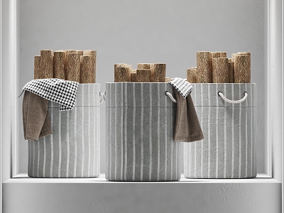 Firewood Storage Basket model