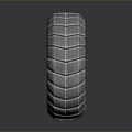 Modern tire tire wheel Volkswagen wheel hub 3d model