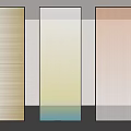 Glass partition 3d model
