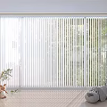 White Venetian Blinds Window Covering With Natural Light In Modern Interior