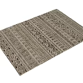 Modern Square Rug With Intricate Geometric Patterns For Stylish Living Room Decor